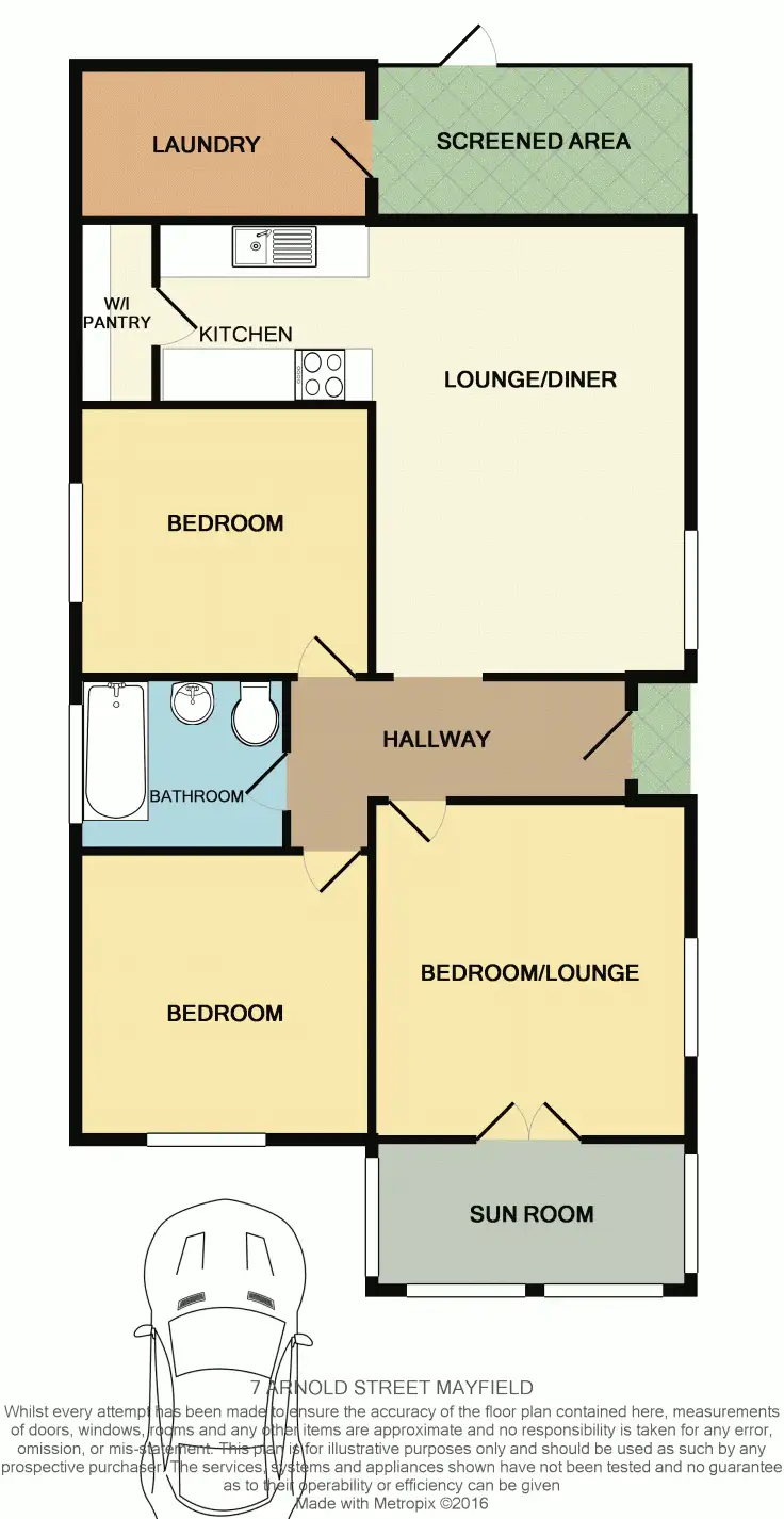 Floorplan of Homely house listing, 7 Arnold Street, Mayfield NSW 2304