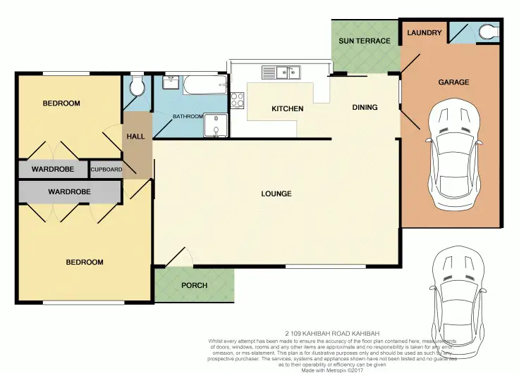 Floorplan of Homely unit listing, 2 109 Kahibah Road, Kahibah NSW 2290