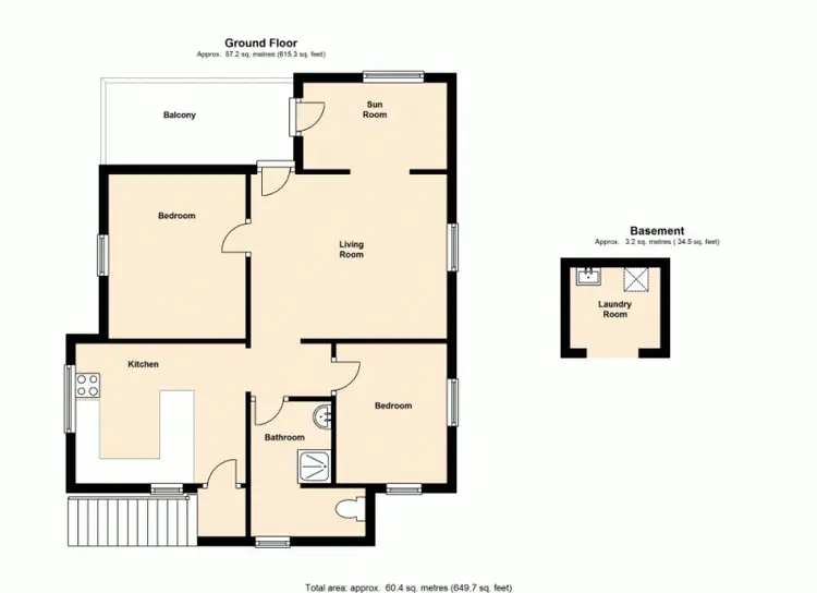 Floorplan of Homely house listing, 3 Twelfth Avenue, Brighton QLD 4017