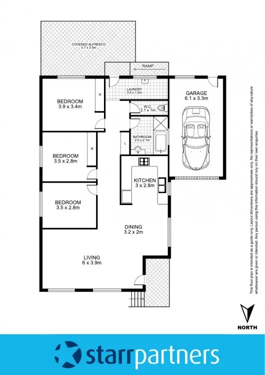 Floorplan of Homely villa listing, 15/7 Dunkley Place, Werrington NSW 2747