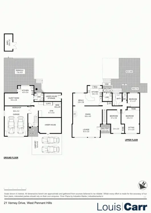 Floorplan of Homely house listing, 21 Verney Drive, West Pennant Hills NSW 2125