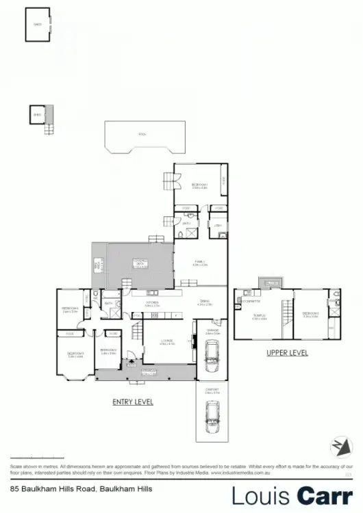 Floorplan of Homely house listing, 85 Baulkham Hills Rd, Baulkham Hills NSW 2153