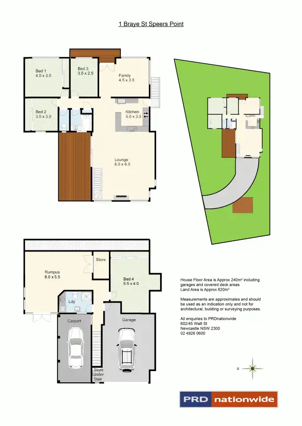 Floorplan of Homely house listing, 1 Braye Street, Speers Point NSW 2284