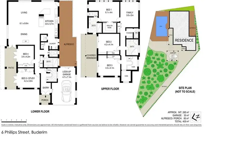 Floorplan of Homely house listing, 6 Phillips Street, Buderim QLD 4556