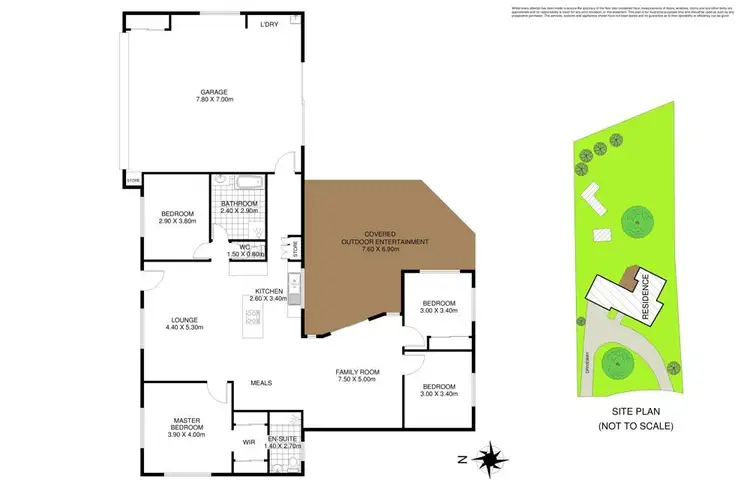 Floorplan of Homely house listing, 3 Delvue Crescent, Highfields QLD 4352
