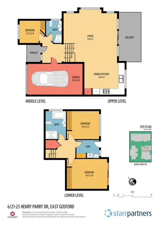 Floorplan of Homely townhouse listing, 6/21-23 Henry Parry Drive, East Gosford NSW 2250
