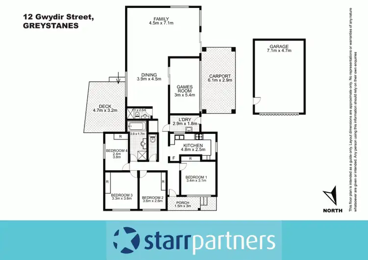 Floorplan of Homely house listing, 12 Gwydir Street, Greystanes NSW 2145