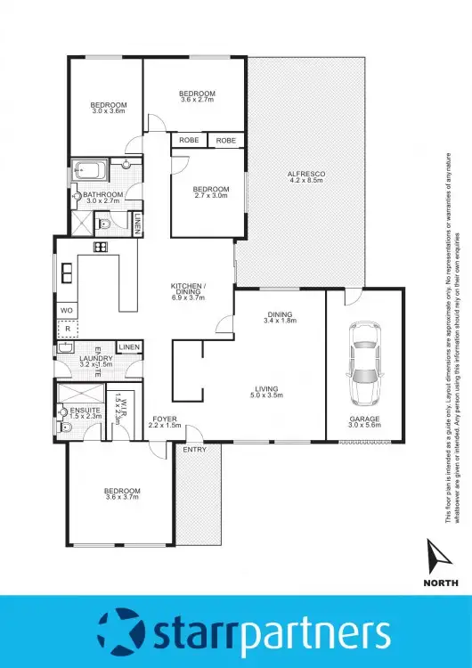 Floorplan of Homely house listing, 6 Fauna Road, Erskine Park NSW 2759