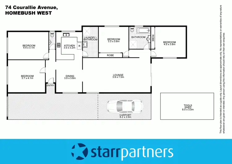 Floorplan of Homely house listing, 74 Courallie Avenue, Homebush West NSW 2140