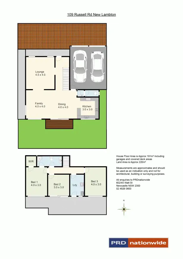 Floorplan of Homely house listing, 109 Russell Road, New Lambton NSW 2305