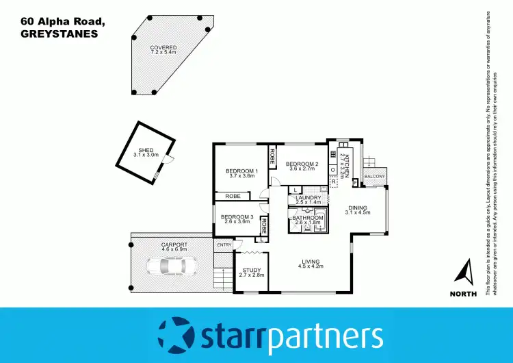 Floorplan of Homely house listing, 60 Alpha Road, Greystanes NSW 2145