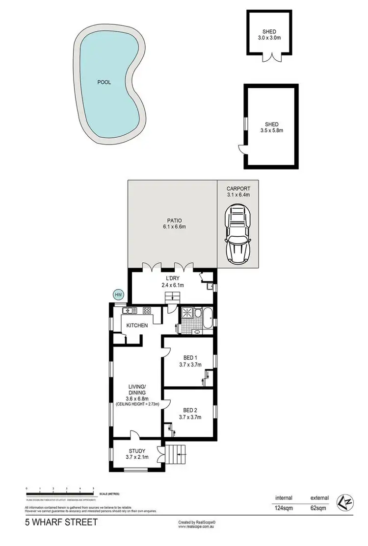Floorplan of Homely house listing, 5 Wharf Street, Woody Point QLD 4019