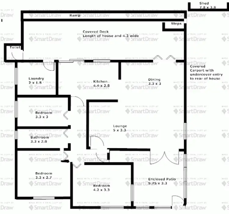 Floorplan of Homely house listing, 119 Rawson Avenue, Tamworth NSW 2340