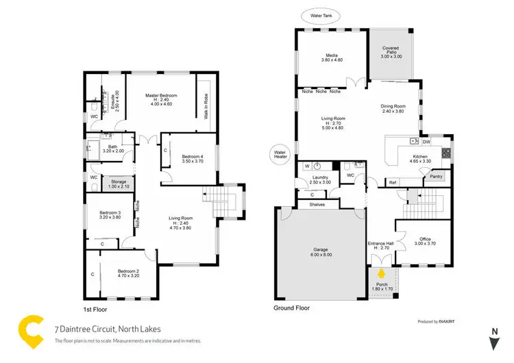 Floorplan of Homely house listing, 7 Daintree Circuit, North Lakes QLD 4509