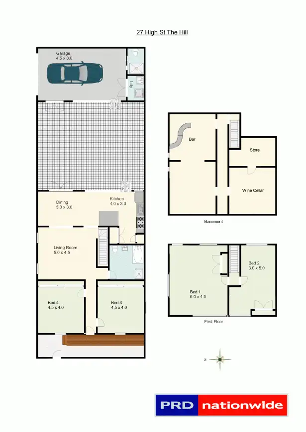 Floorplan of Homely house listing, 27 High Street, The Hill NSW 2300