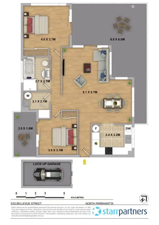 Floorplan of Homely apartment listing, 3/32 Bellevue Street, North Parramatta NSW 2151