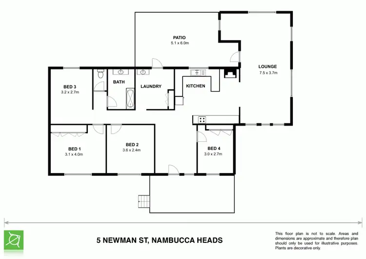 Floorplan of Homely house listing, 5 Newman Street, Nambucca Heads NSW 2448