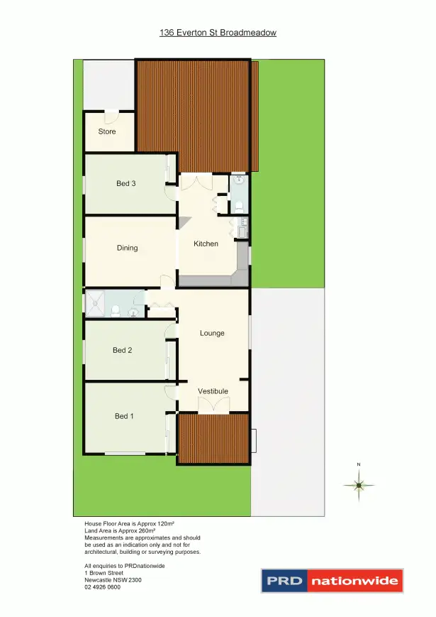 Floorplan of Homely house listing, 136 Everton Street, Broadmeadow Old NSW 2292