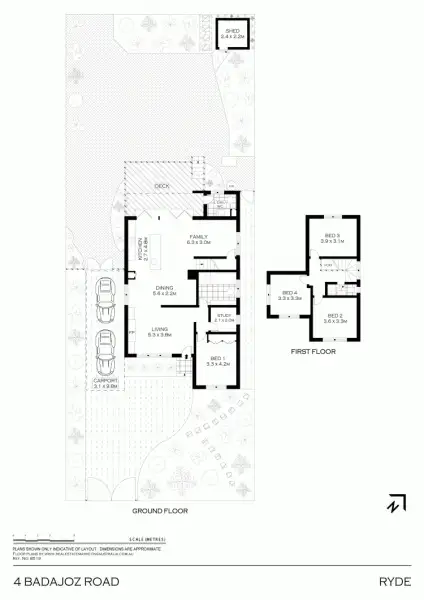 Floorplan of Homely house listing, 4 Badajoz Rd, Ryde NSW 2112