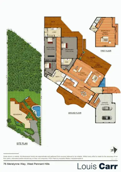 Floorplan of Homely house listing, 76 Merelynne Way, West Pennant Hills NSW 2125