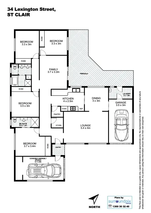 Floorplan of Homely house listing, 34 Lexington Avenue, St Clair NSW 2759