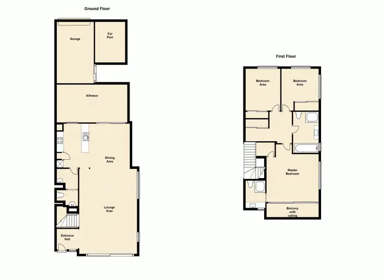 Floorplan of Homely house listing, 33 Melaleuca Drive, Brookwater QLD 4300