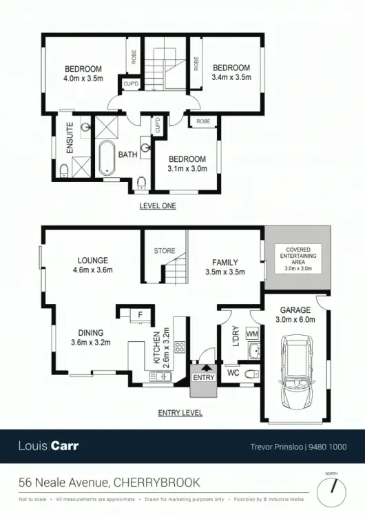 Floorplan of Homely house listing, 56 Neale Avenue, Cherrybrook NSW 2126