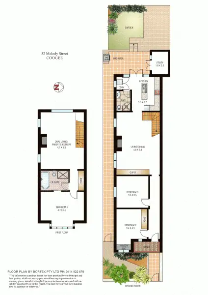 Floorplan of Homely house listing, 52 Melody Street, Coogee NSW 2034
