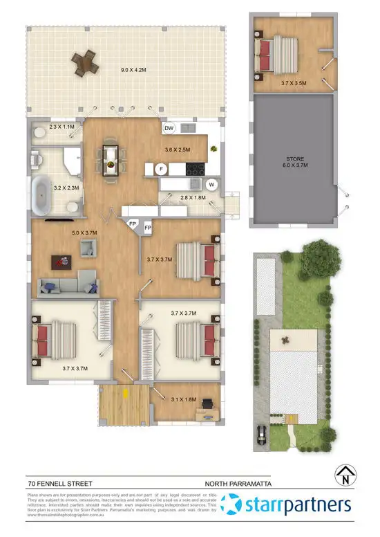 Floorplan of Homely house listing, 70 Fennell Street, North Parramatta NSW 2151