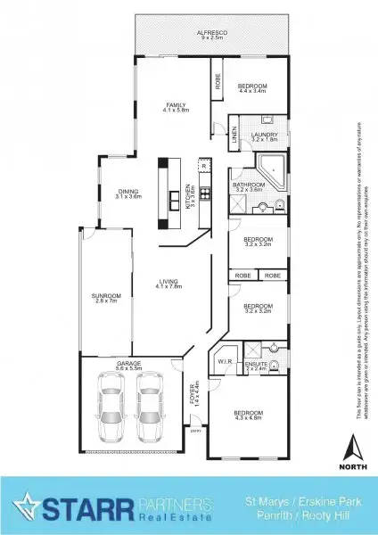 Floorplan of Homely house listing, 9 Park Avenue, Kingswood NSW 2747