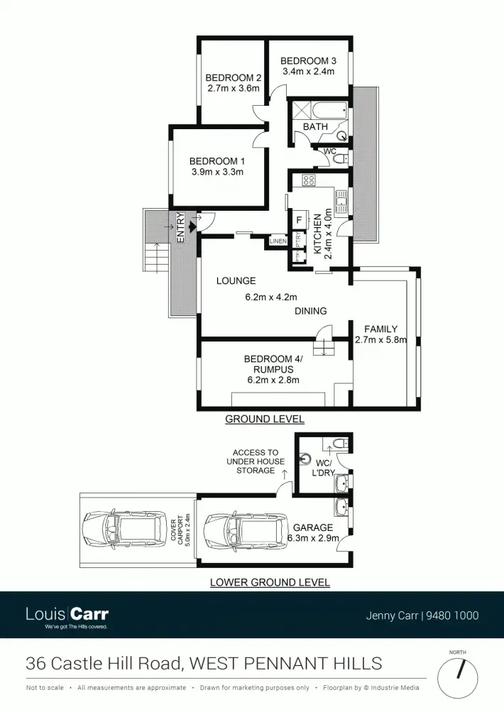 Floorplan of Homely house listing, 36 Castle Hill Road, West Pennant Hills NSW 2125