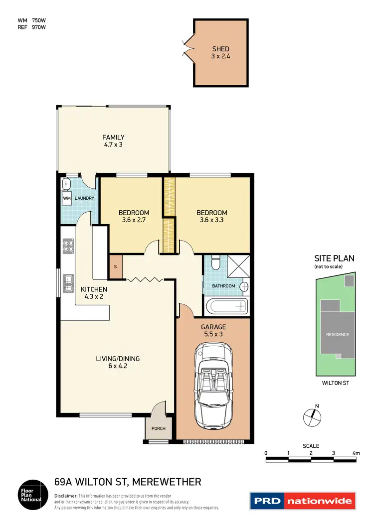 Floorplan of Homely house listing, 69A Wilton Street, Merewether NSW 2291