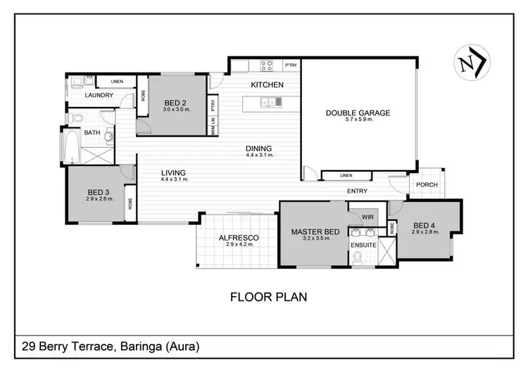 Floorplan of Homely house listing, 29 Berry Terrace, Caloundra West QLD 4551