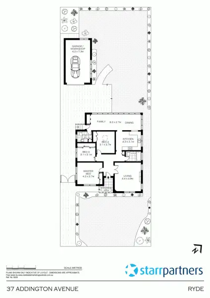 Floorplan of Homely house listing, 37 Addington Av, Ryde NSW 2112