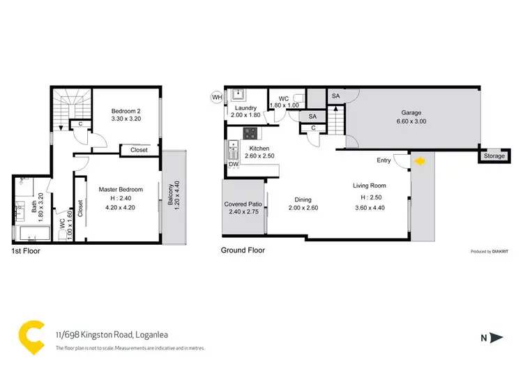 Floorplan of Homely townhouse listing, 11/698-700 Kingston Road, Loganlea QLD 4131