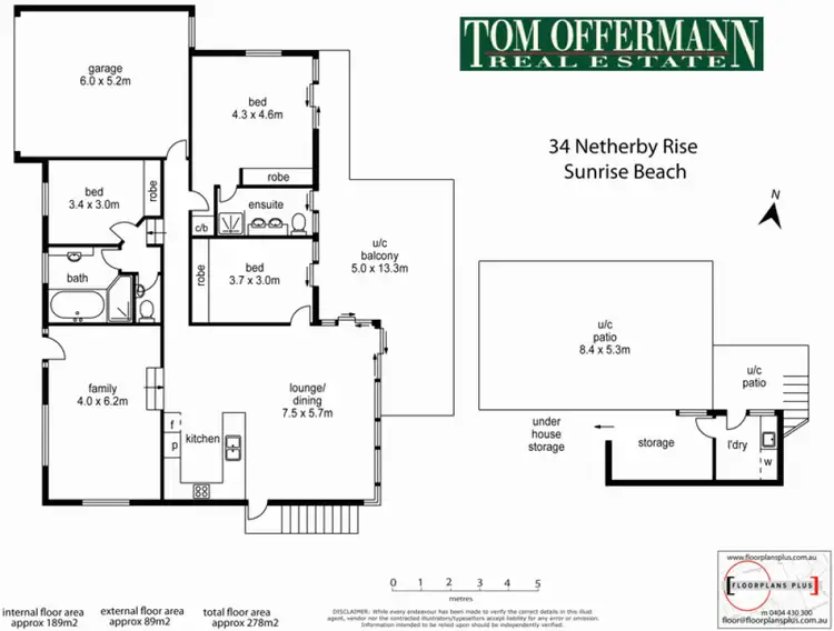Floorplan of Homely house listing, 34 Netherby Rise, Sunrise Beach QLD 4567