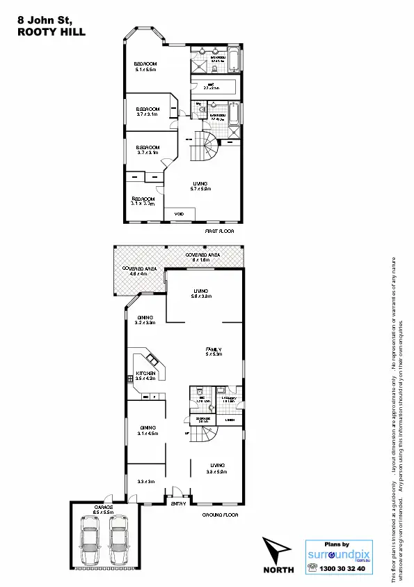 Floorplan of Homely house listing, 8 John Street, Rooty Hill NSW 2766