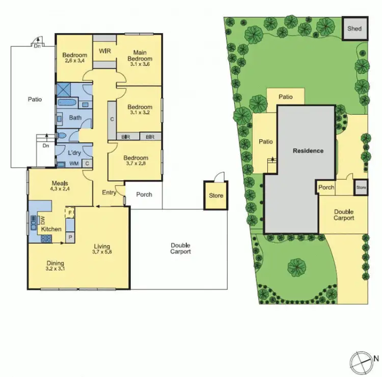 Floorplan of Homely house listing, 6 Phoenix Court, Doncaster East VIC 3109