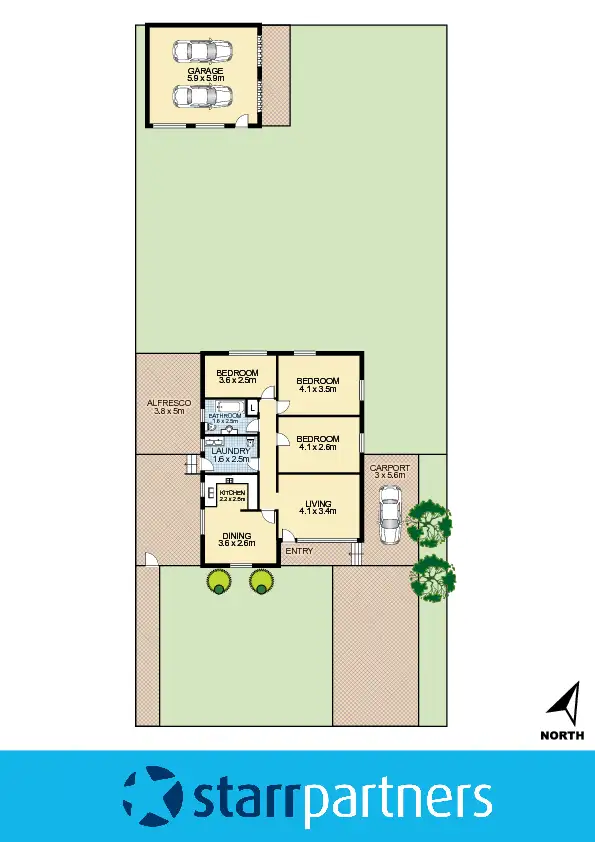Floorplan of Homely house listing, 401 Luxford Road, Lethbridge Park NSW 2770