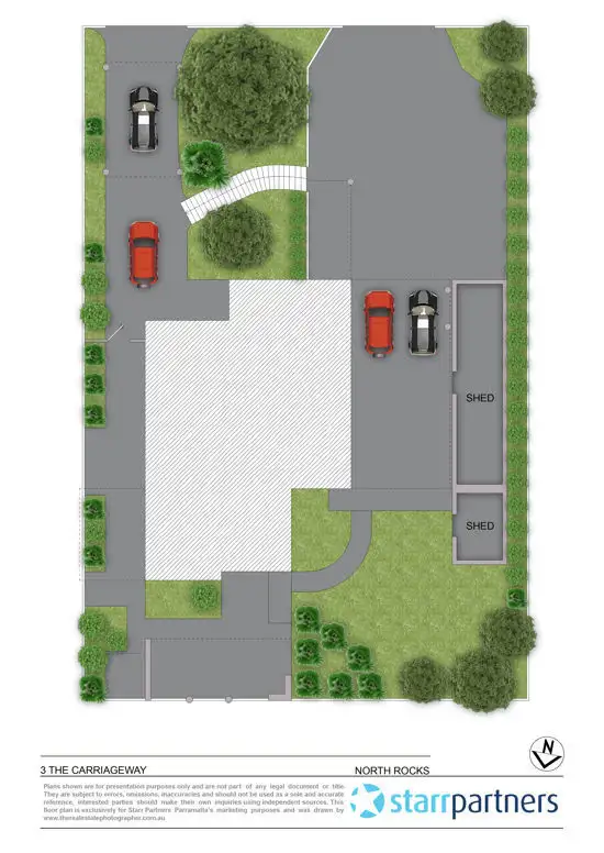 Floorplan of Homely house listing, 3 The Carriageway, North Rocks NSW 2151