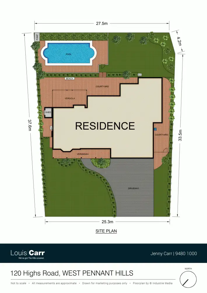 Floorplan of Homely house listing, 120 Highs Road, West Pennant Hills NSW 2125
