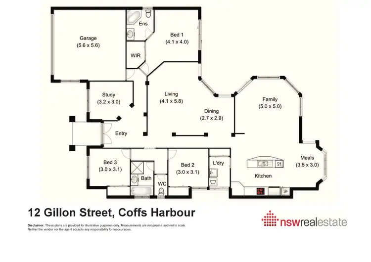 Floorplan of Homely house listing, 12 Gillon Street, Coffs Harbour NSW 2450