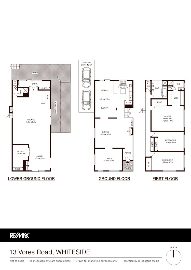 Floorplan of Homely rural property listing, 13 Vores Road, Whiteside QLD 4503