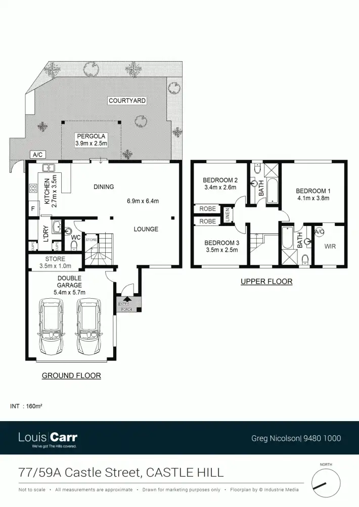 Floorplan of Homely townhouse listing, 77/59a Castle Street, Castle Hill NSW 2154