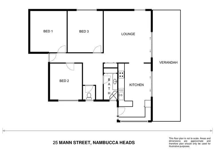 Floorplan of Homely house listing, 25 Mann Street, Nambucca Heads NSW 2448