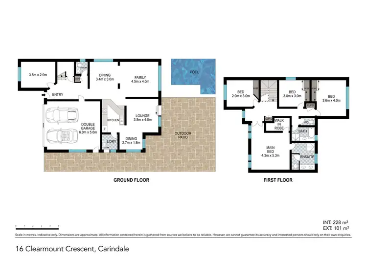 Floorplan of Homely house listing, 16 Clearmount Crescent, Carindale QLD 4152