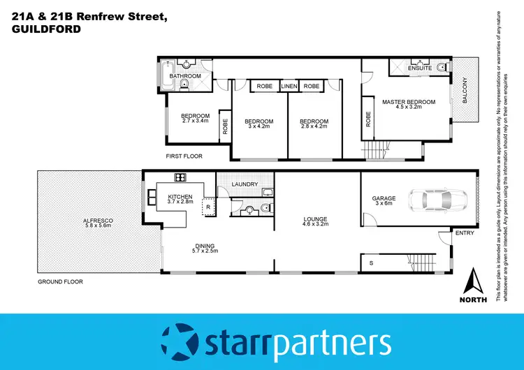 Floorplan of Homely house listing, 21B Renfrew Street, Guildford NSW 2161