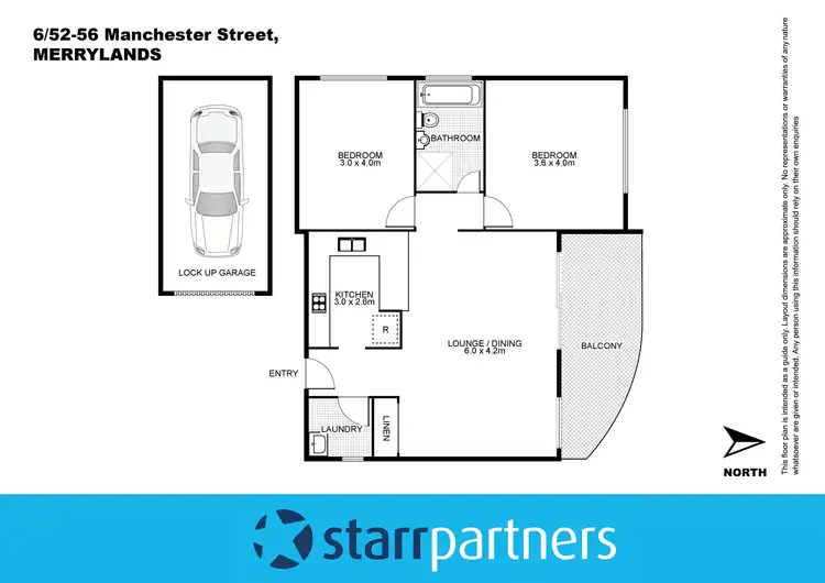 Floorplan of Homely unit listing, 6/52-56 Manchester Street, Merrylands NSW 2160