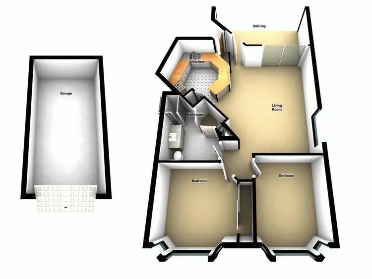 Floorplan of Homely unit listing, 3/73 Swan Street, Gordon Park QLD 4031
