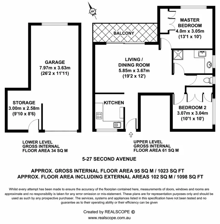 Floorplan of Homely apartment listing, 5/27 Second Avenue, Sandgate QLD 4017